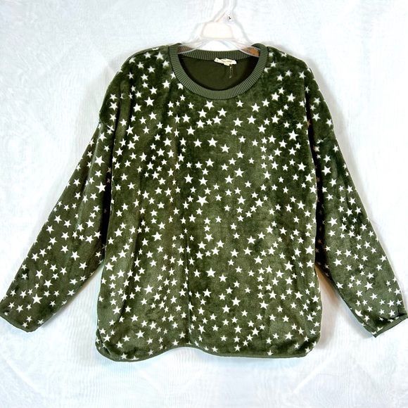 Women’s Thick Plush Fleece Pullover sweatshirt with pockets / large - Picture 1 of 6